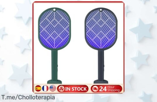 Mata mosquitos eléctrico 2 en 1 a precio loco, protege tu hogar de insectos molestos y disfruta sin preocupaciones ¡Compra ya este super chollo antes que se agote!