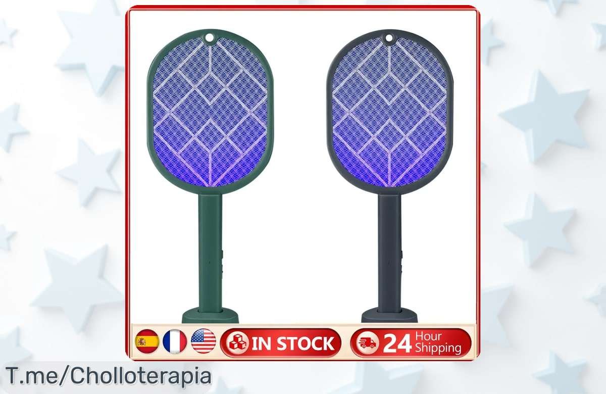 Mata mosquitos eléctrico 2 en 1 a precio loco, protege tu hogar de insectos molestos y disfruta sin preocupaciones. ¡Compra ya este super chollo antes que se agote!