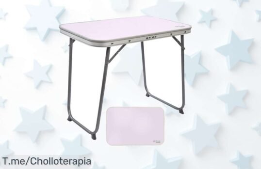 Mesa plegable malva súper resistente hasta 30 kg con diseño antideslizante precio loco nunca visto super chollo oferta limitada ¡aprovéchalo ya antes de que vuelen!