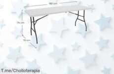 Mesa plegable súper resistente hasta 150 kg con armado rápido y fácil precio loco que no volverás a ver aprovecha este ofertón único antes de que se agote ¡compra ya!