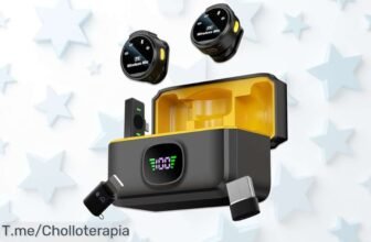 Micrófono inalámbrico con audio súper claro y batería de 30h a precio loco aprovecha este ofertón único antes que se acabe ¡descuento brutal por tiempo limitado!
