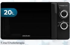 Microondas Cecotec Proclean 3030 con interior cerámico y 700W para cocinar rápido sin líos precio loco y descuento brutal único corre que vuela tu ofertón
