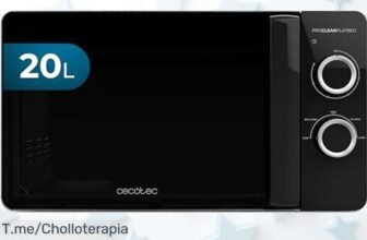 Microondas Cecotec Proclean 3030 con interior cerámico y 700W para cocinar rápido sin líos precio loco y descuento brutal único corre que vuela tu ofertón