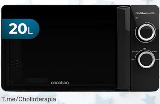 Microondas Cecotec Proclean 3030 con interior cerámico y 700W para cocinar rápido sin líos precio loco y descuento brutal único corre que vuela tu ofertón