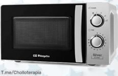 Microondas Orbegozo MI 2118 con 700W y limpieza fácil en un super chollo nunca visto aprovecha este descuentazo brutal precio de ganga que vuela ¡compra ya!