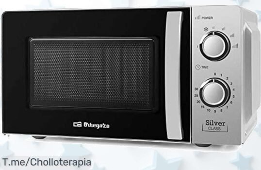 Microondas Orbegozo MI 2118 con 700W y limpieza fácil en un super chollo nunca visto aprovecha este descuentazo brutal precio de ganga que vuela ¡compra ya!