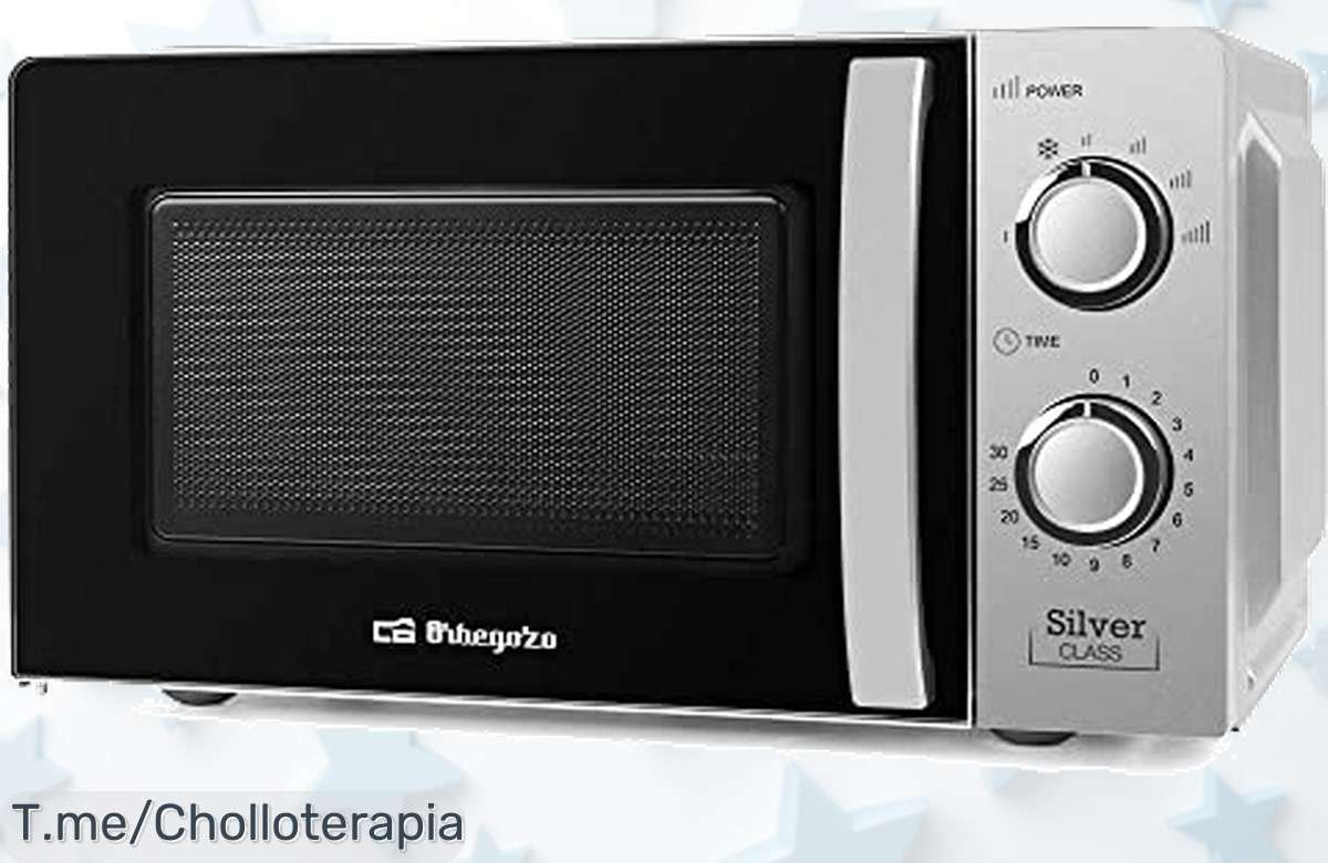 Microondas Orbegozo MI 2118 con 700W y limpieza fácil en un super chollo nunca visto aprovecha este descuentazo brutal precio de ganga que vuela ¡compra ya!