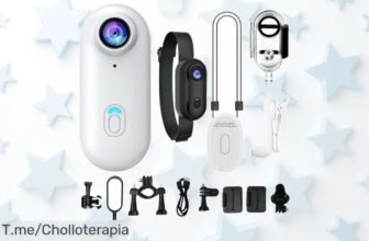 Mini cámara full HD 1080p súper resistente y con clip magnético 360º para tus aventuras precio loco nunca visto aprovecha este ofertón limitado ¡compra ya!