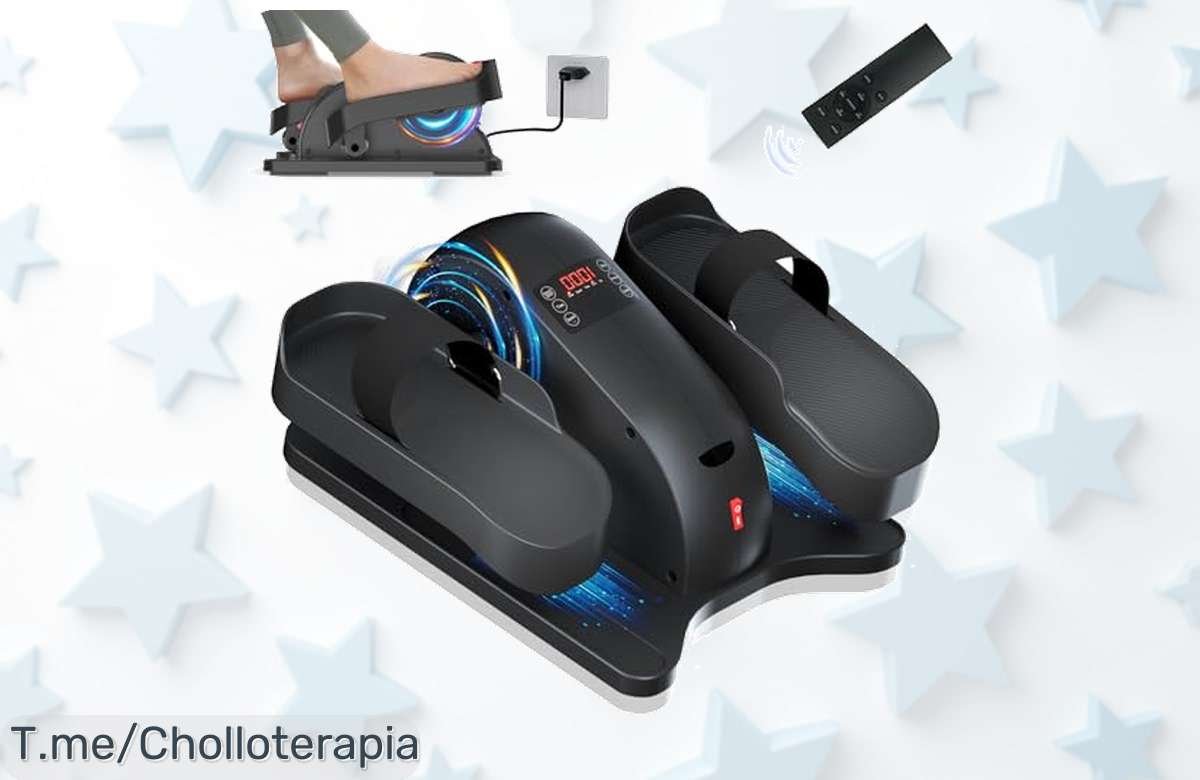 Mini elíptica con 12 modos y pedaleo automático para un entrenamiento total aprovecha este super chollo con precio loco nunca visto ¡compra ya antes que se agote!