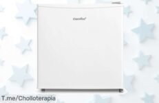 Mini frigorífico Comfee 43L con puerta reversible y termostato ajustable a precio loco disfruta tus bebidas siempre frescas en casa o trabajo aprovecha este ofertón único ¡corre antes que se agote!
