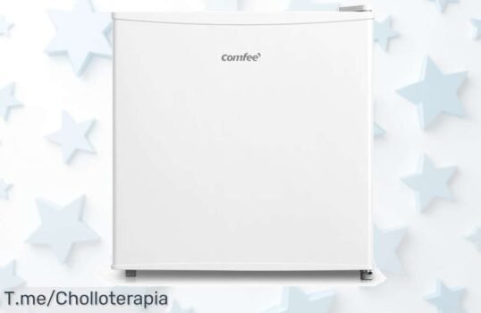 Mini frigorífico Comfee 43L con puerta reversible y termostato ajustable a precio loco disfruta tus bebidas siempre frescas en casa o trabajo aprovecha este ofertón único ¡corre antes que se agote!