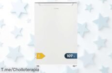 Mini nevera Cecotec 107L súper silenciosa con puerta reversible gran espacio y congelador un super chollo nunca visto precio de ganga aprovecha ya descuento brutal oferta limitada
