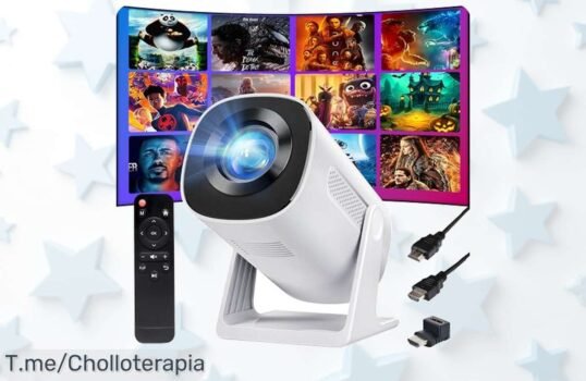 Mini proyector portátil YOTON Y4 con imagen nítida 1080P y Bluetooth, aprovecha este super chollo con descuento brutal y precio de ganga ¡compra ya que se acaba!