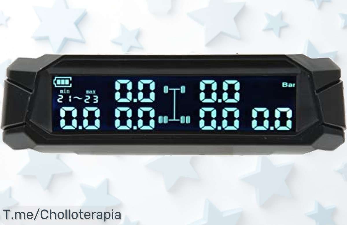 Monitorea presión y temperatura en 6 ruedas con alarma potente descuento brutal precio loco oferta nunca vista corre antes que se agote este super chollo