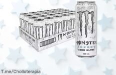 Monster Energy Ultra White Mango Loco y Original pack 24 latas sin azúcar con descuento brutal precio de ganga corre ya que es un super chollo limitado