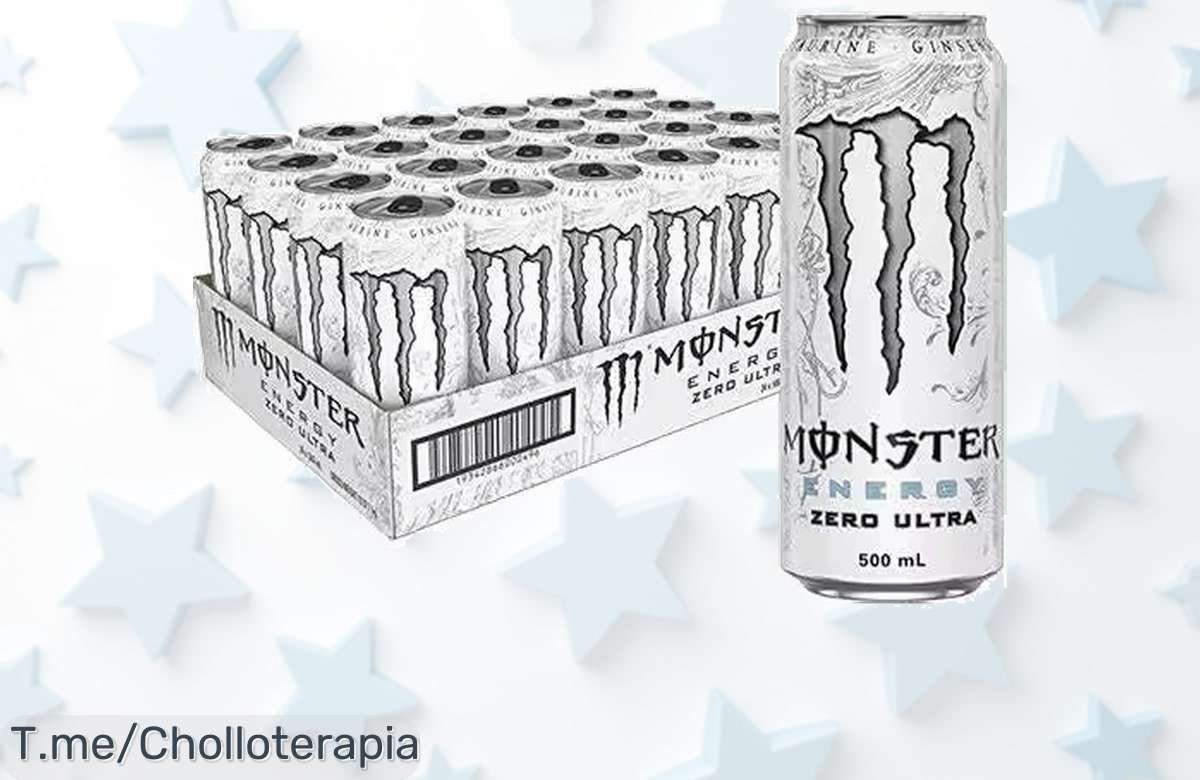 Monster Energy Ultra White Mango Loco y Original pack 24 latas sin azúcar con descuento brutal precio de ganga corre ya que es un super chollo limitado