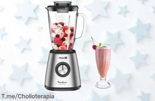 Moulinex potente con 800W que tritura hielo fácil y rápido disfruta su precio loco con descuento brutal nunca visto corre por este super chollo único y limitado