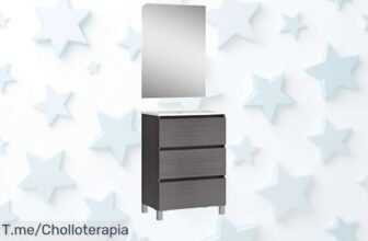 Mueble de baño Baikal suspendido con diseño moderno y espejo aprovecha este ofertón con descuento brutal para transformar tu baño ya corre que es un precio de ganga limitado