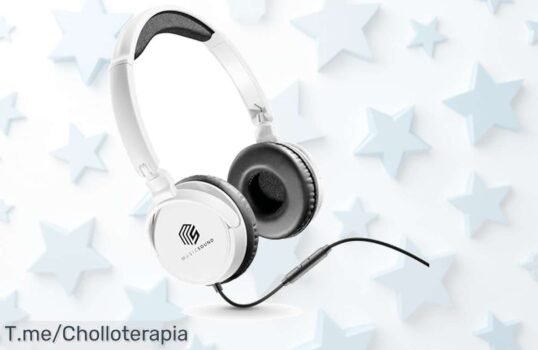 Music Sound audífonos con sonido potente y mic integrado en color blanco disfruta de este super chollo a un precio loco oferta limitada ¡no lo dejes escapar!
