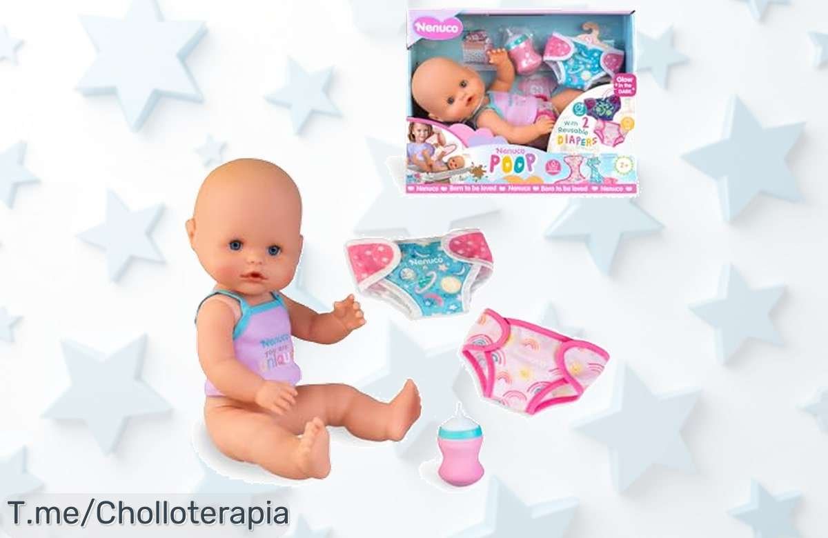 Nenuco bebe y hace popó de verdad con pañal que brilla en la oscuridad un ofertón único para niños aprovecha este descuento brutal nunca visto precio loco solo hoy corre ya