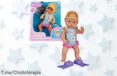 Nenuco que nada solo con movimientos súper realistas bañador gafas y aletas es un ofertón nunca visto para horas de juego listo para el precio loco más sorprendente corre ya por tu super chollo limitada la oferta