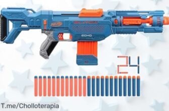 Nerf Elite 20 Echo CS10 con lanzador motorizado dispara hasta 27 metros precio loco y descuento brutal nunca visto ¡Corre ya que vuelan oferta limitada super chollo de ganga!