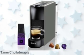 Nespresso Krups Essenza Mini con presión brutal para café en segundos supera todo, aprovecha este ofertón y precio de ganga nunca visto ¡corre que vuelan las unidades!