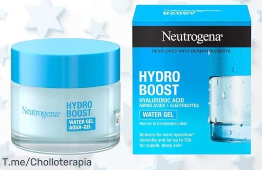 Neutrogena Hydro Boost gel de agua con ácido hialurónico hidratación intensa para piel fresca y radiante súper chollo precio loco oferta limitada compra ya antes que se agote