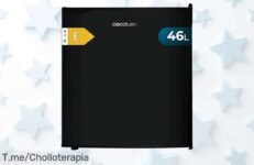 Nevera mini Cecotec 46L súper compacta con puerta reversible disfruta de un precio loco y descuento brutal para tener bebidas fresquitas corre por este ofertón nunca visto