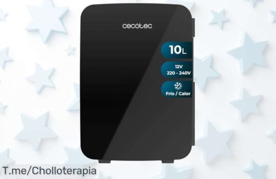Nevera pequeña Cecotec ultrasilenciosa con frío y calor para coche y casa disfruta de un super chollo con descuento brutal aprovecha este ofertón único ¡compra ya!