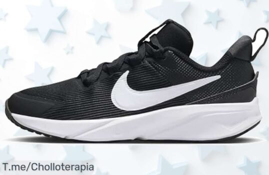 Nike Star Runner 4 NN para peques con suela suave y talón firme que no falla disfruta de un super chollo nunca visto con precio loco oferta limitada ¡corre ya!