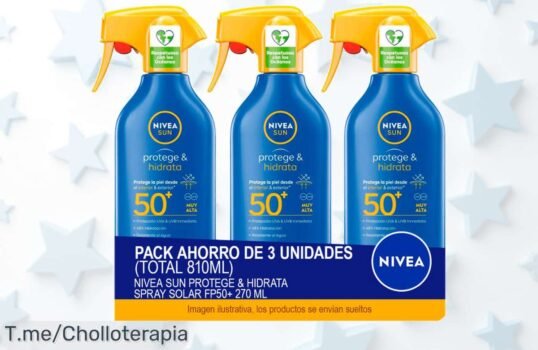 Nivea Sun FP50 pack ahorro con protección máxima y hidratación total para toda la familia aprovecha este descuento brutal y precio loco antes que desaparezca no lo dejes escapar
