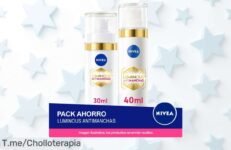Nivea luminous pack antimanchas con crema y sérum doble acción cuida tu piel al máximo precio loco nunca visto aprovecha este ofertón limitado ya