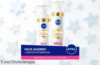 Nivea luminous pack antimanchas con crema y sérum doble acción cuida tu piel al máximo precio loco nunca visto aprovecha este ofertón limitado ya