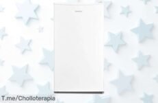 No dejes escapar el súper chollo del Comfee' RCD93WH2, un frigorífico pequeño y silencioso que refresca tus alimentos al instante ¡Stocks limitados!