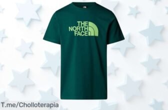 No dejes pasar esta camiseta The North Face con logo clásico diseño y estilo únicos precio loco nunca visto super chollo descuento brutal oferta limitada corre ya