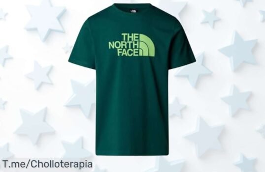 No dejes pasar esta camiseta The North Face con logo clásico diseño y estilo únicos precio loco nunca visto super chollo descuento brutal oferta limitada corre ya