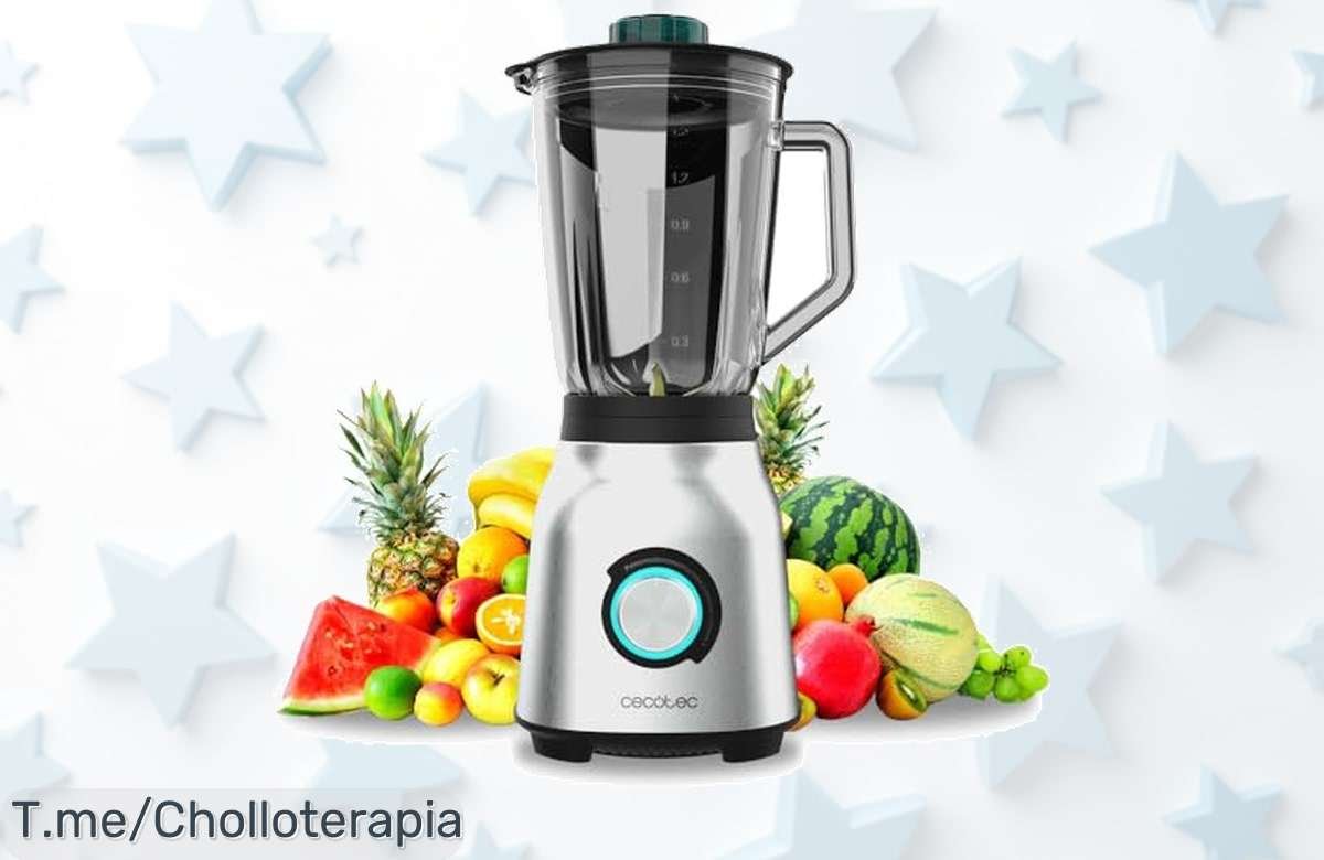 No dejes pasar este ofertón nunca visto batidora Power Black Titanium 1800W limpia sola al instante disfruta smoothies y hielo picado con precio loco ¡compra ya!