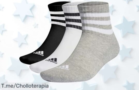 No pierdas este super chollo en adidas 3Stripes con refuerzo extra y costuras invisibles disfruta del máximo confort a precio loco ¡compra ya antes que se acabe!