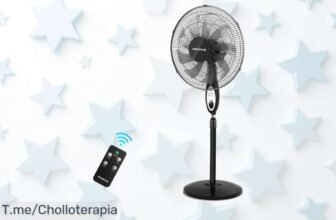 No te pierdas el ofertón del ventilador de pie con mando a distancia y 3 velocidades, siente la frescura en casa a precio loco, compra ahora antes que se acabe esta ganga