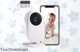 Nooie cámara vigilancia bebé 2K con audio bidireccional calidad superior detecta todo para cuidar a los tuyos aprovecha este super chollo ahora precio loco limitada