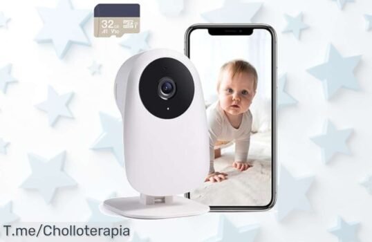 Nooie cámara vigilancia bebé 2K con audio bidireccional calidad superior detecta todo para cuidar a los tuyos aprovecha este super chollo ahora precio loco limitada
