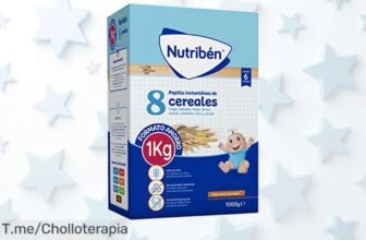Nutrición natural para peques con Nutribén 8 cereales sin azúcares ni aceite a precio loco no dejes escapar este ofertón único convierte su salud ya en prioridad compra ahora