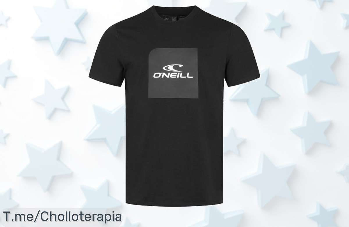 O’Neill Cube hombre camiseta diseño único calidad top a precio loco nunca visto corre por este súper chollo y mejora tu estilo con descuento brutal limitado