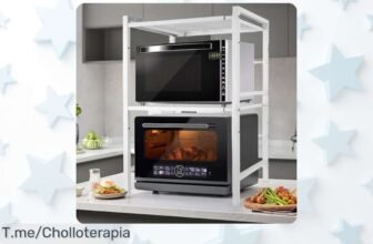 Organizador de cocina Huole con súper soporte adhesivo y doble nivel para 25 kg por capa un ofertón que no volverás a ver aprovecha este precio loco ya mismo