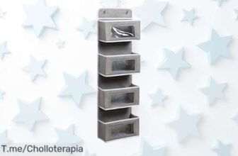 Organizador para puerta con ventana transparente y tela resistente precio loco guarda todo a la vista sin esfuerzo aprovecha este ofertón único urgente antes que se agote