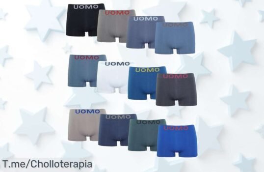 Pack 12 boxers sin costuras en lycra con precio loco transpirables y super cómodos para cada día un ofertón único que no dura corre antes que vuelen