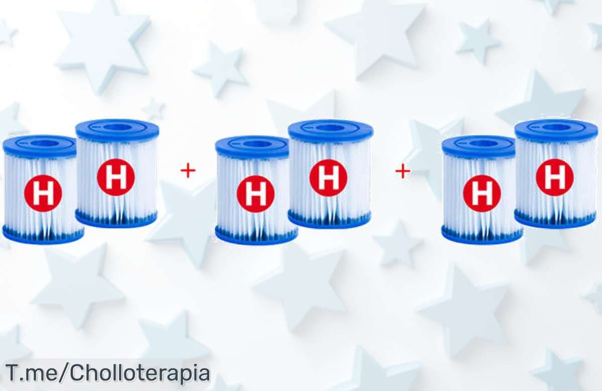 Pack de 6 filtros Intex tipo H con descuento brutal para tu piscina perfecta precio loco y nunca visto aprovecha este super chollo antes que se acabe oferta limitada