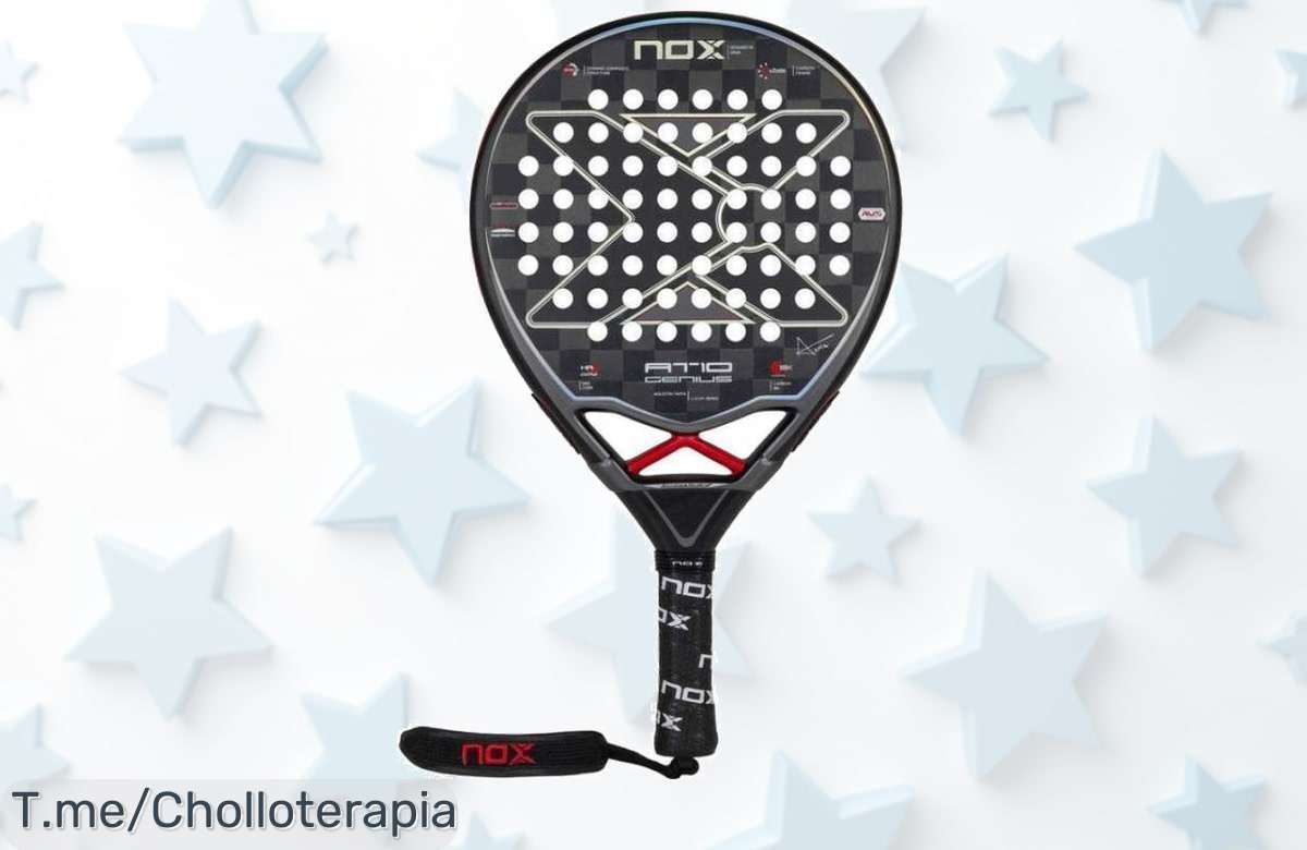 Pala Nox Agustin Tapia AT10 Luxury Genius 18K 2023 con diseño exclusivo y potencia máxima a precio loco descuento brutal nunca visto solo hoy corre que se acaba este ofertón