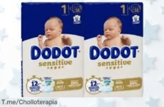 Pañales Dodot Sensitive talla 1 con protección extra para la piel sensible al precio loco que nunca viste disfruta este ofertón y llévate paz para tu bebé hoy mismo actúa ya